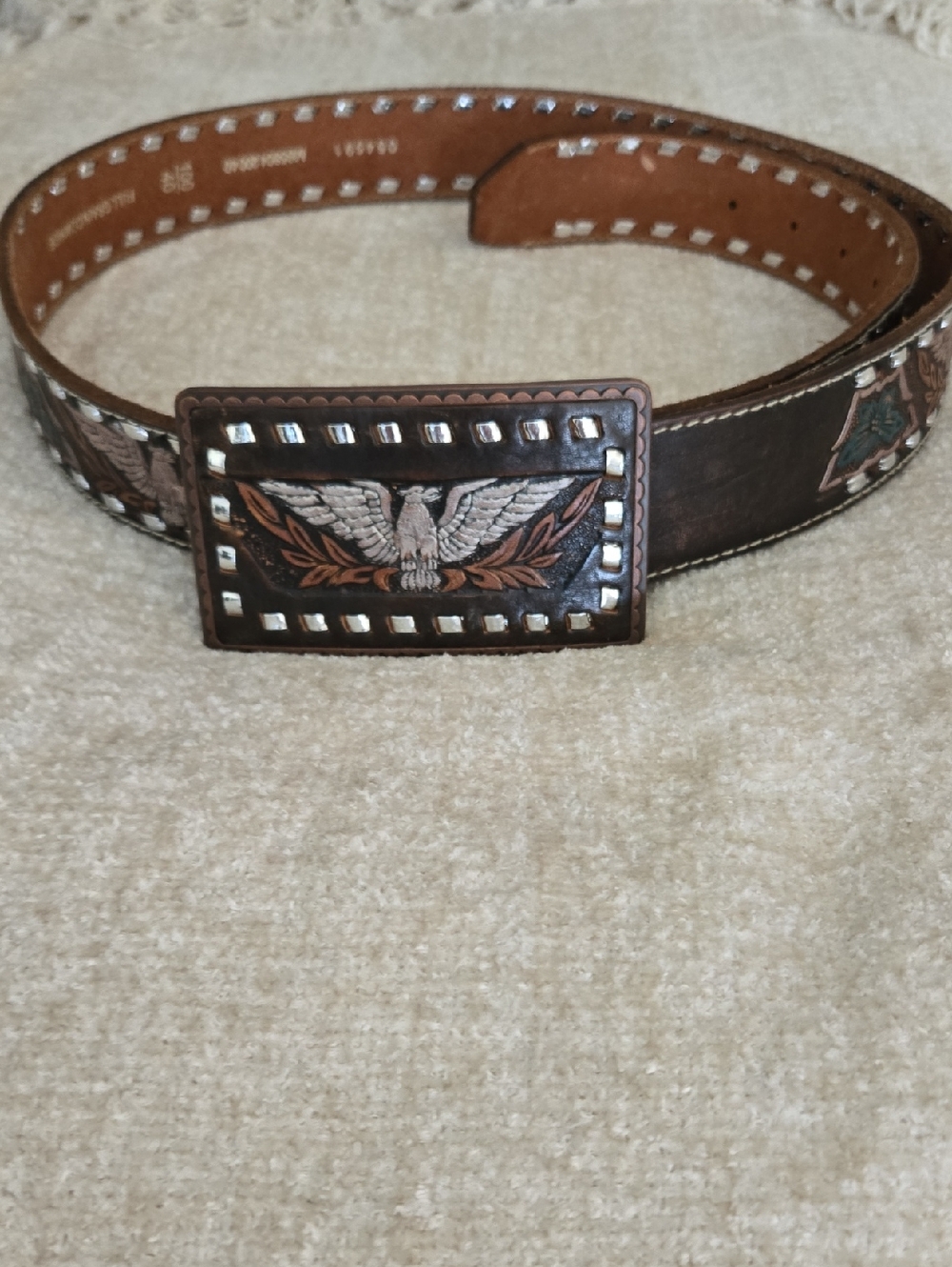 FOSSIL Brown Leather Belt - Picture 5 of 5